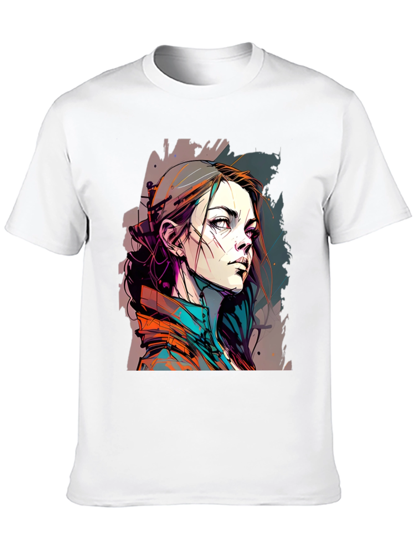 Urban Anime Style Graphic T-Shirt