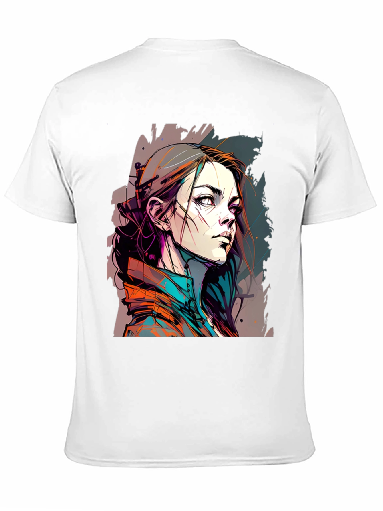 Urban Anime Style Graphic T-Shirt