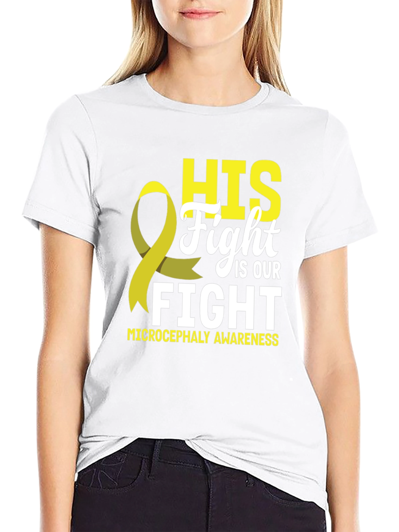 Microcephaly Awareness T-Shirt HIS Fight Is Our Fight