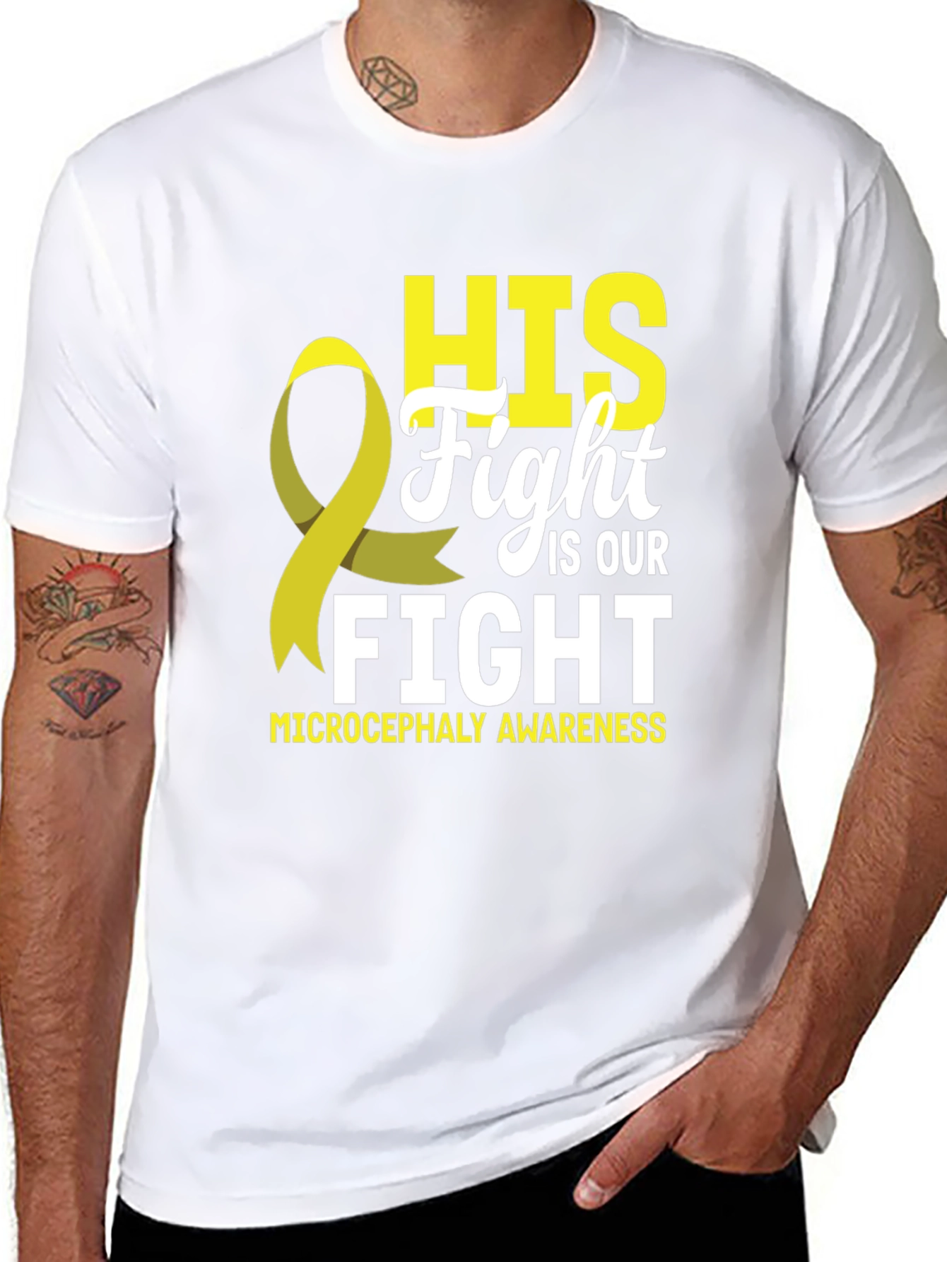 Microcephaly Awareness T-Shirt HIS Fight Is Our Fight