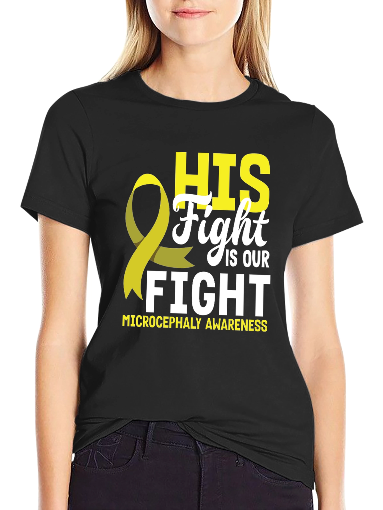 Microcephaly Awareness T-Shirt HIS Fight Is Our Fight