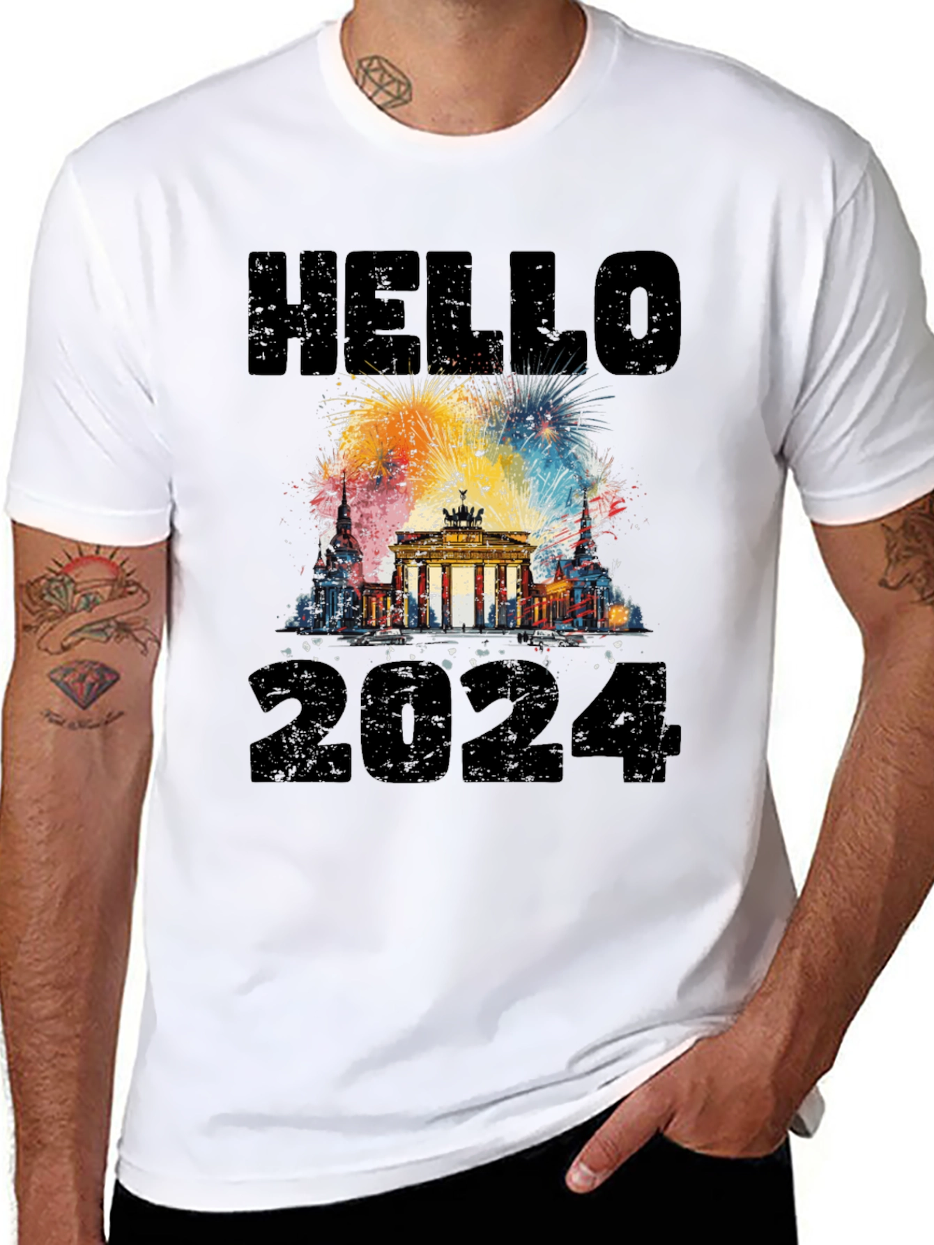 Hello 2024 Berlin New Year T-Shirt