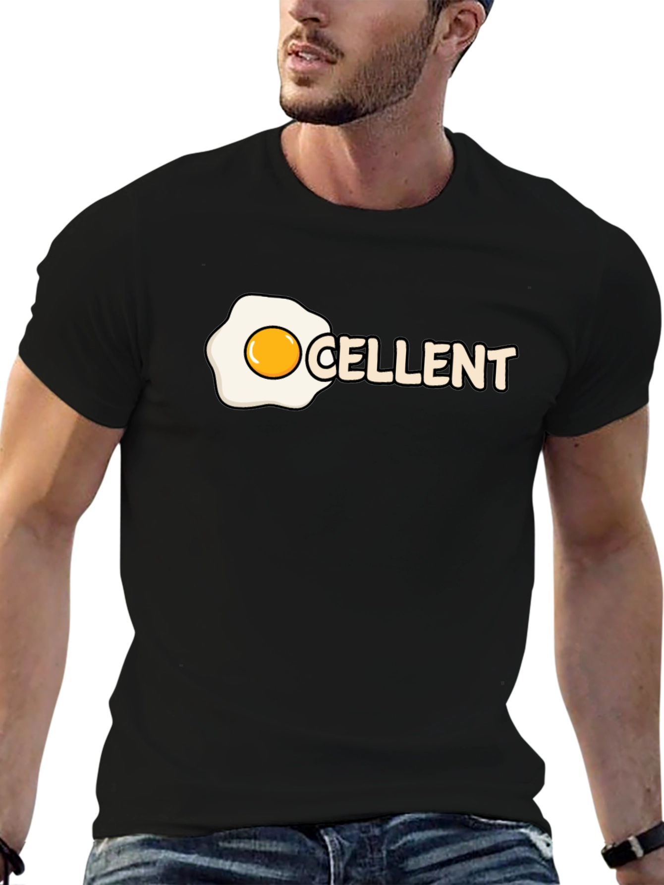 Excellent Egg Humor Graphic Tee