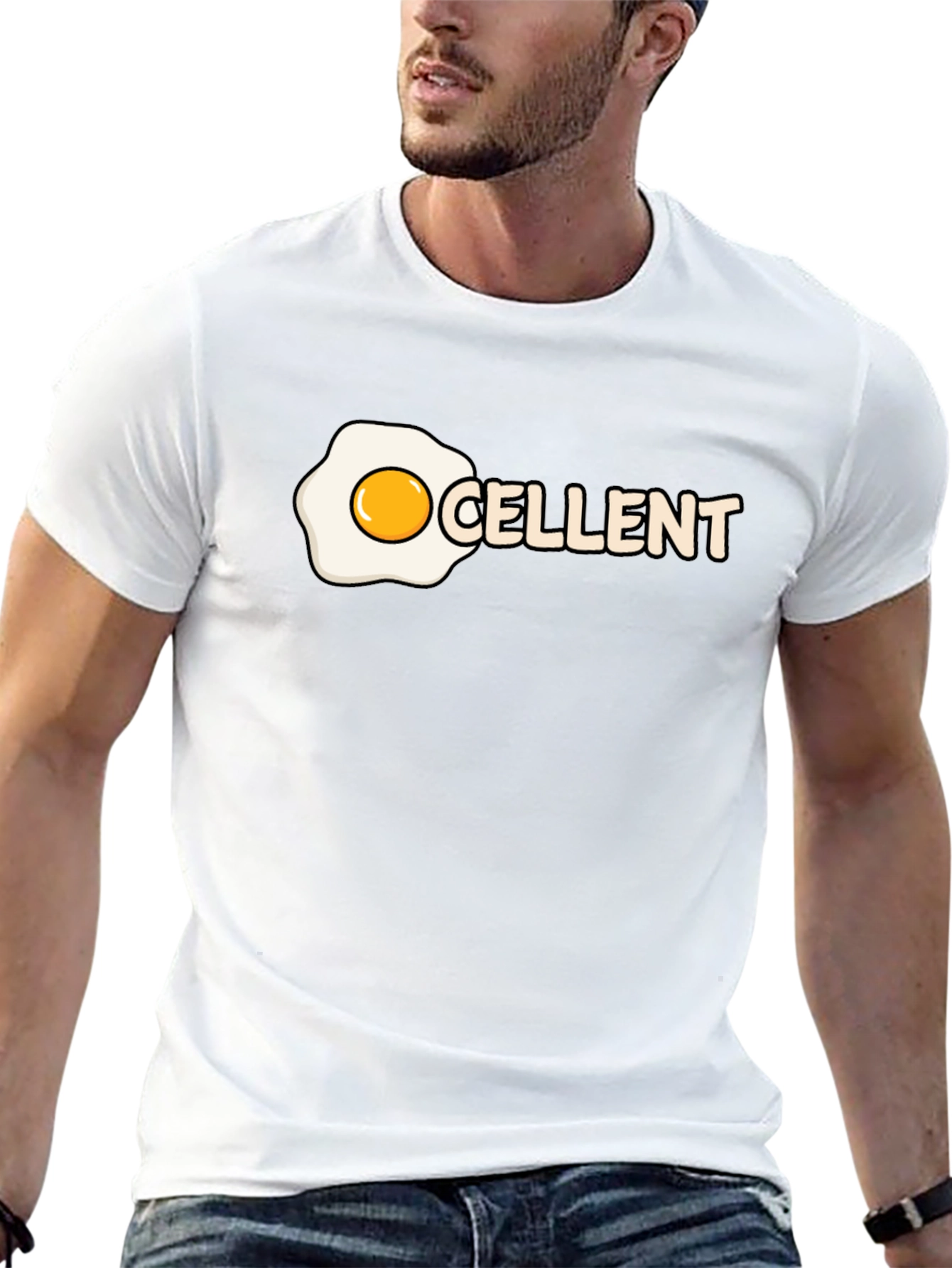 Excellent Egg Humor Graphic Tee