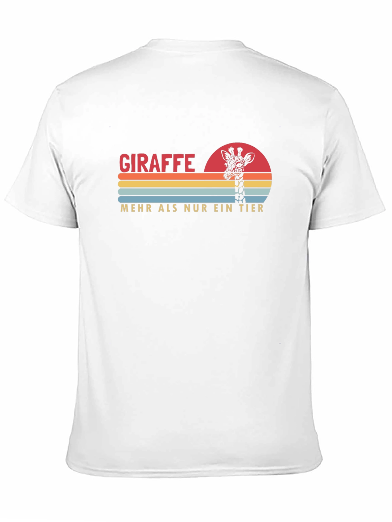 Giraffe Sunset Graphic Tee