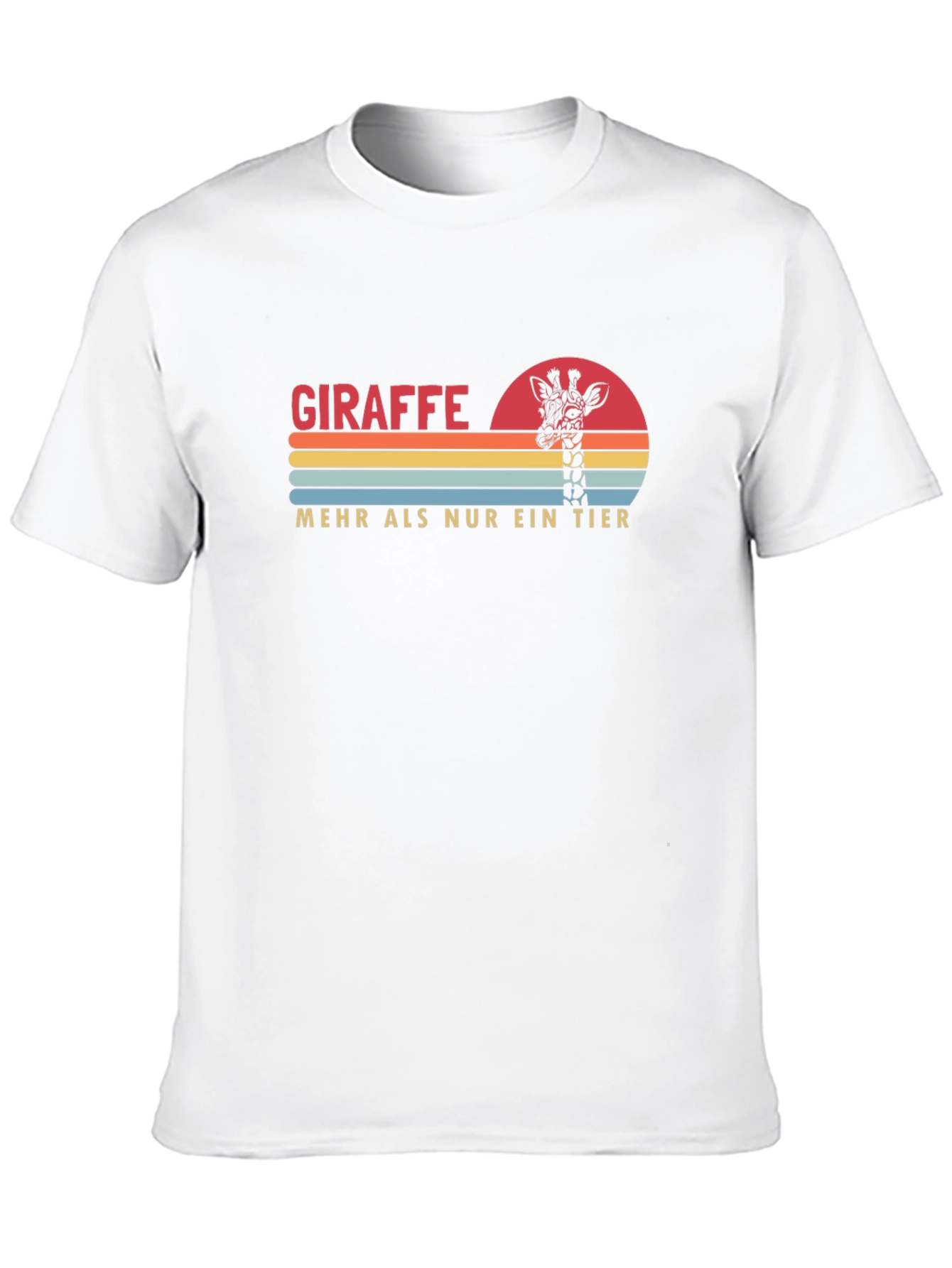 Giraffe Sunset Graphic Tee