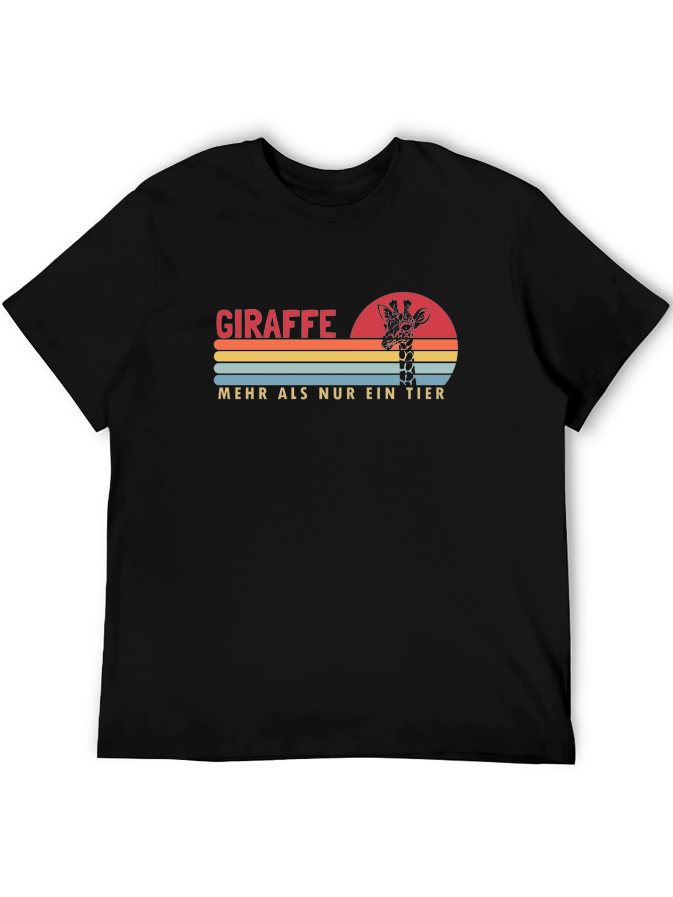 Giraffe Sunset Graphic Tee