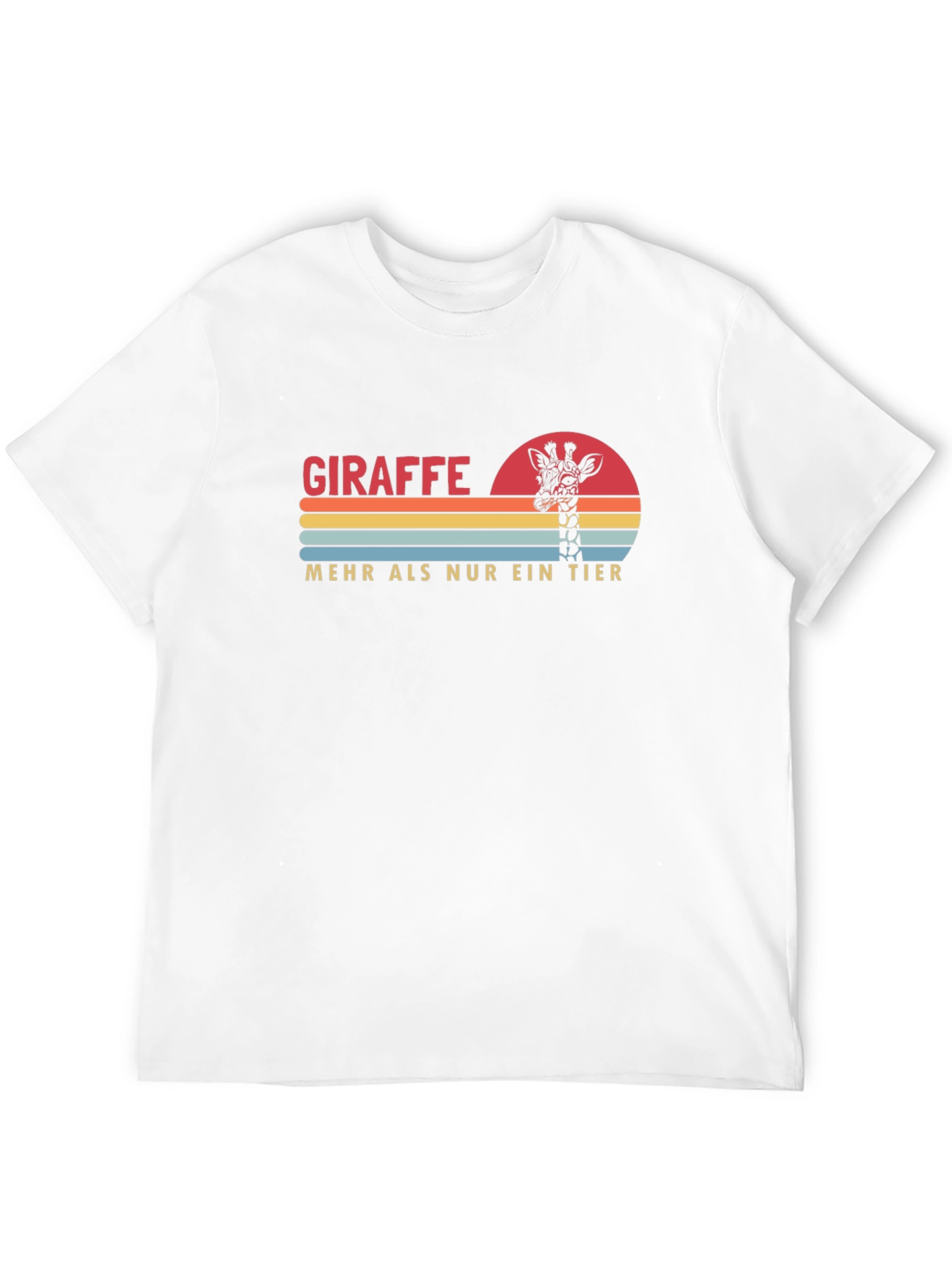 Giraffe Sunset Graphic Tee
