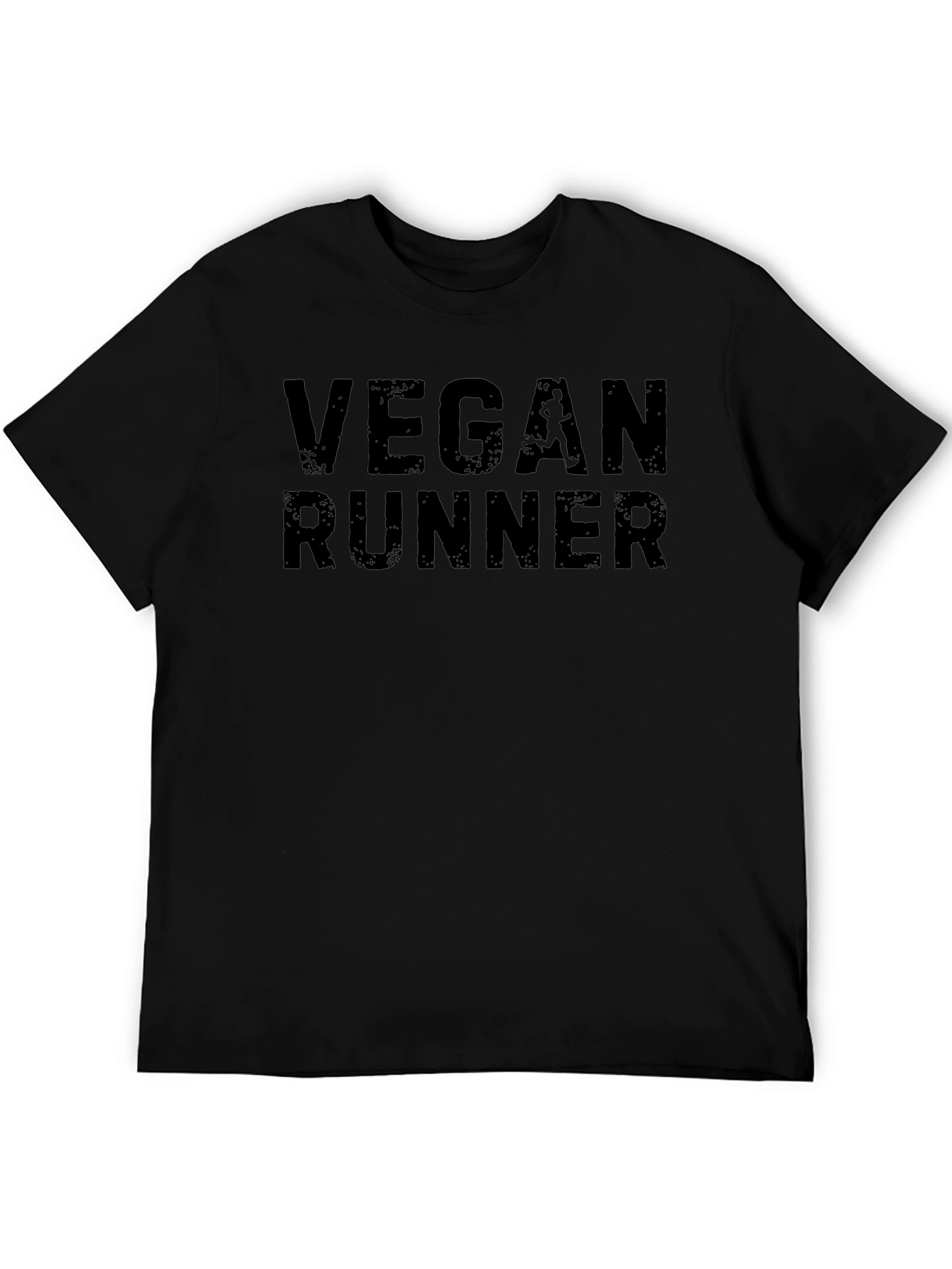 Vegan Runner T-Shirt - Black Athletic Tee