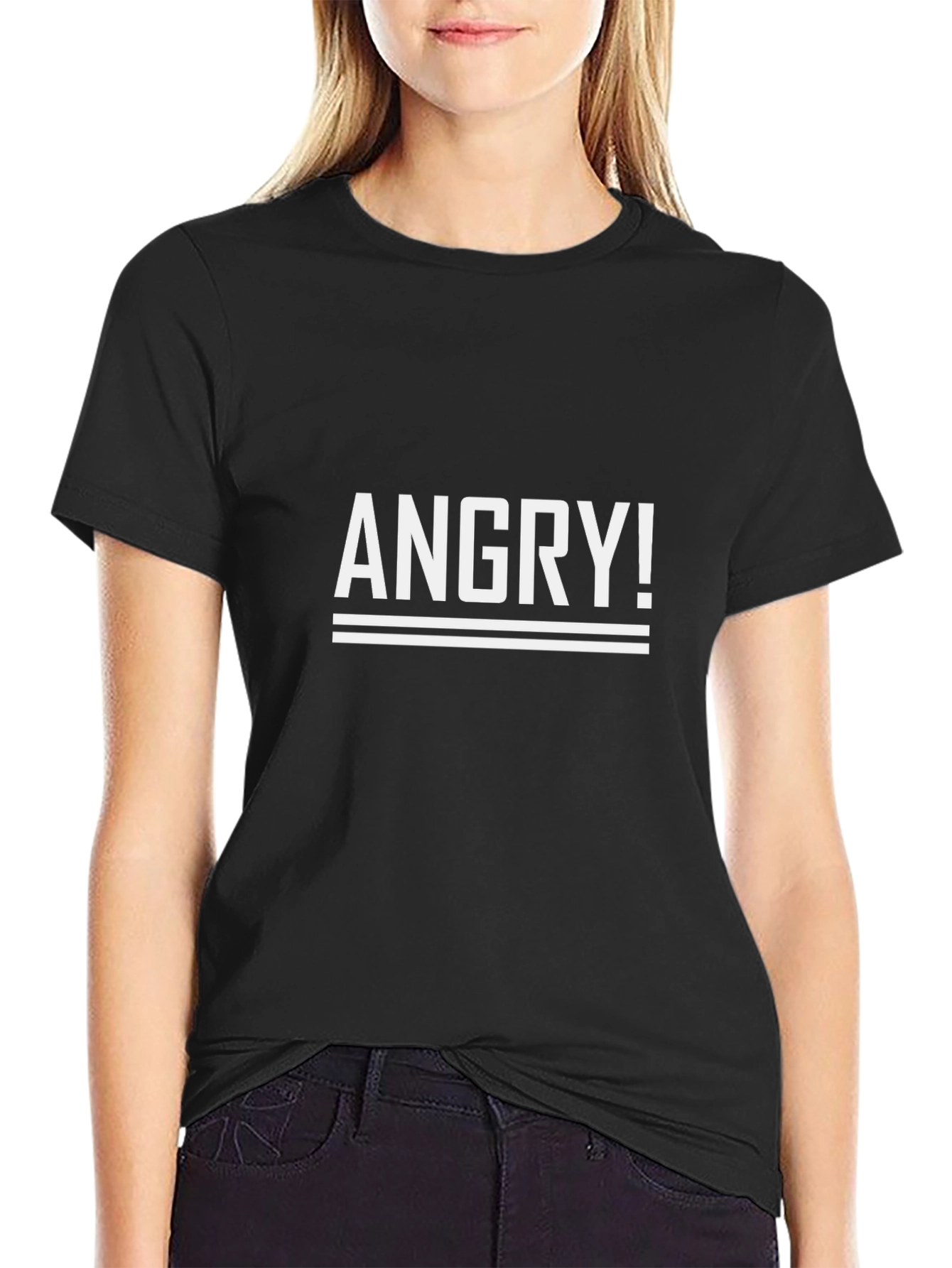 Angry! Graphic T-Shirt - Bold Statement Tee