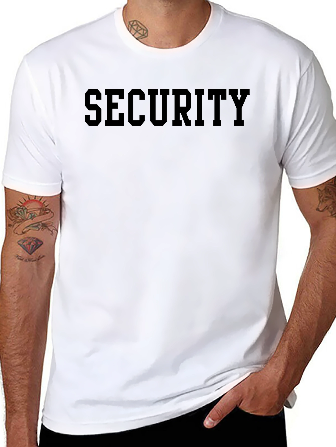 Security Crew Neck T-Shirt - Bold Uniform Apparel