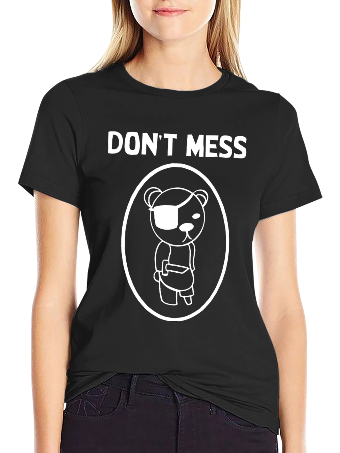 Dont Mess T-Shirt - Gangster Teddy Bear