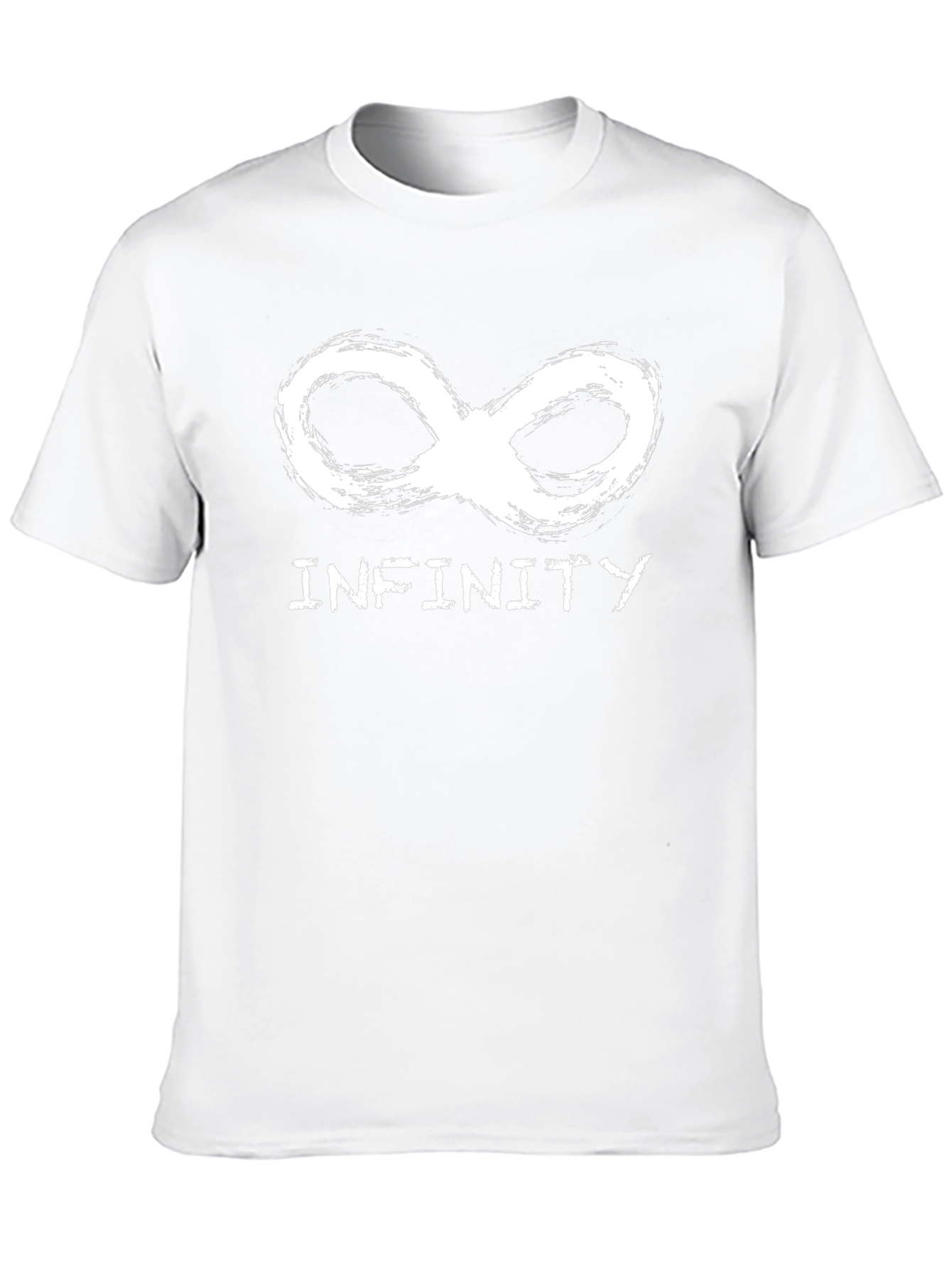 Infinity Symbol Graphic T-Shirt - Stylish Black Tee