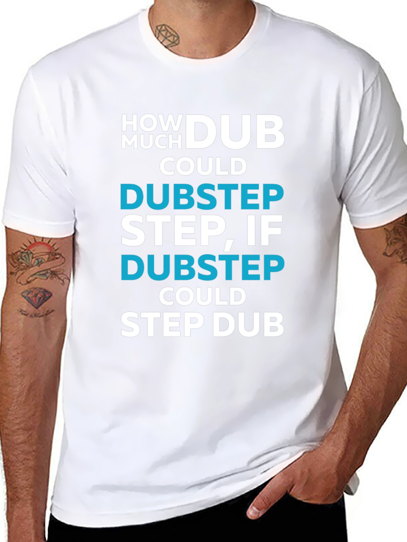 Dubstep Pun Graphic T-Shirt - Funny Music Tee