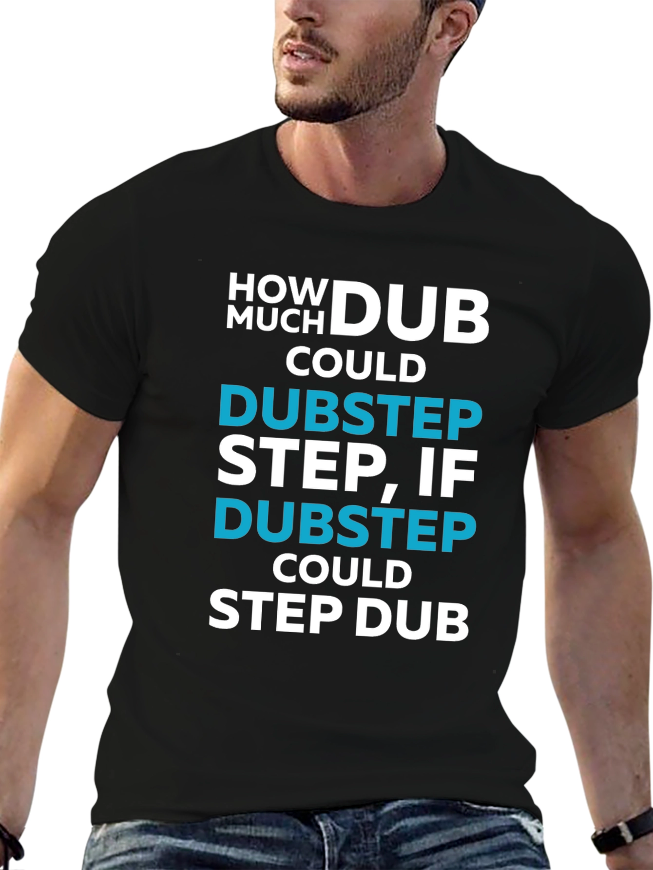 Dubstep Pun Graphic T-Shirt - Funny Music Tee