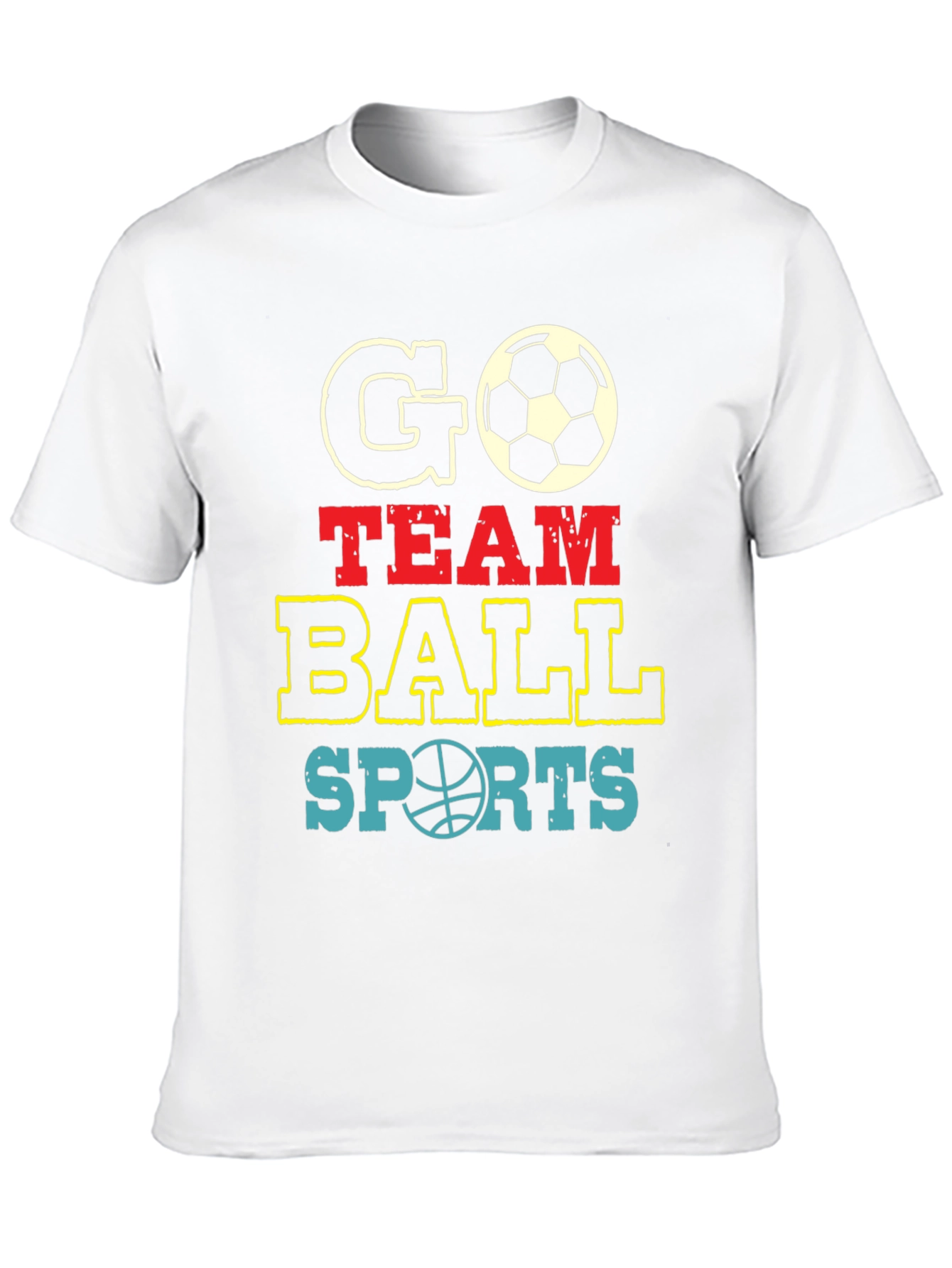 Go Team Ball Sports Graphic T-Shirt