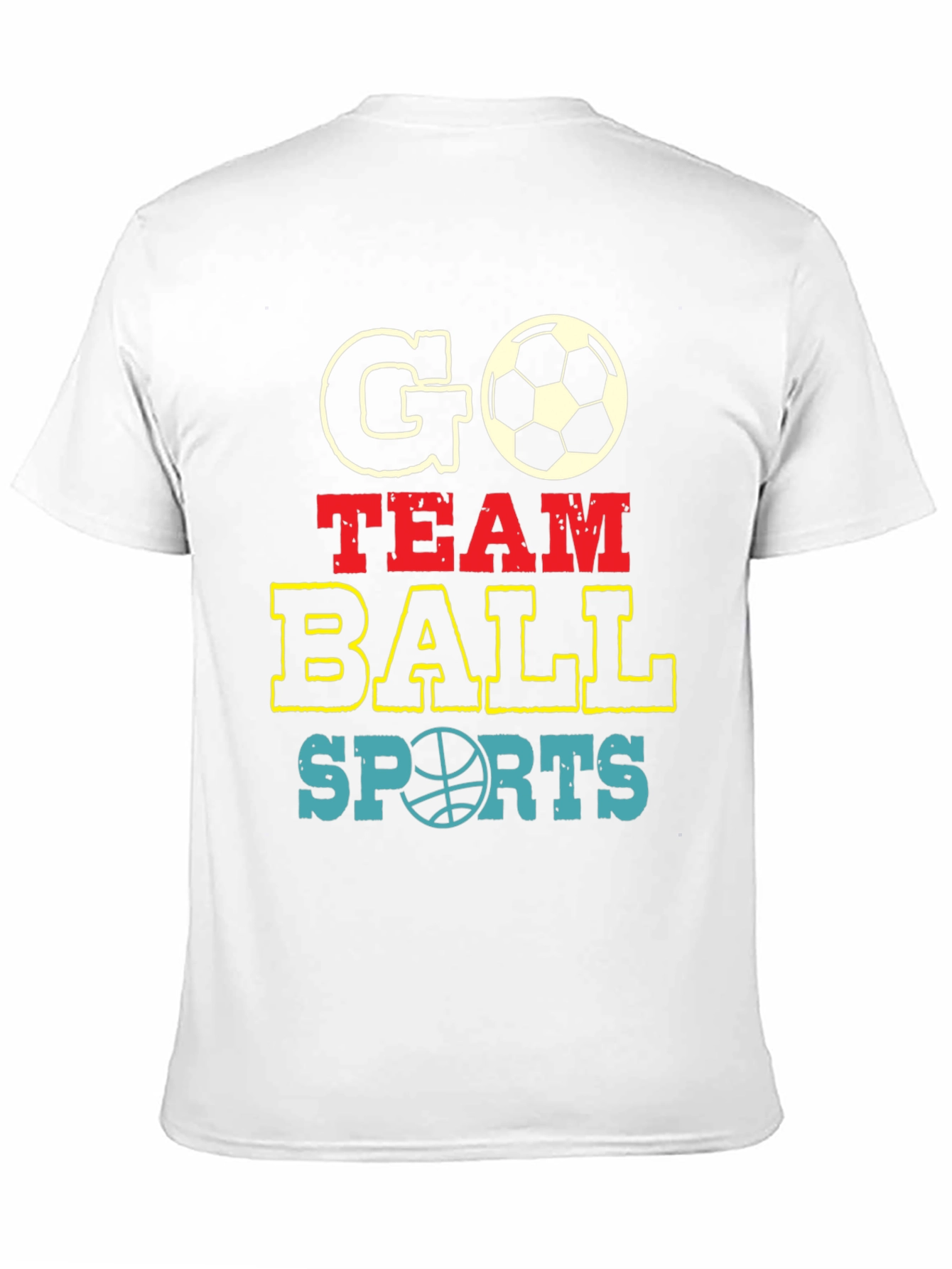 Go Team Ball Sports Graphic T-Shirt