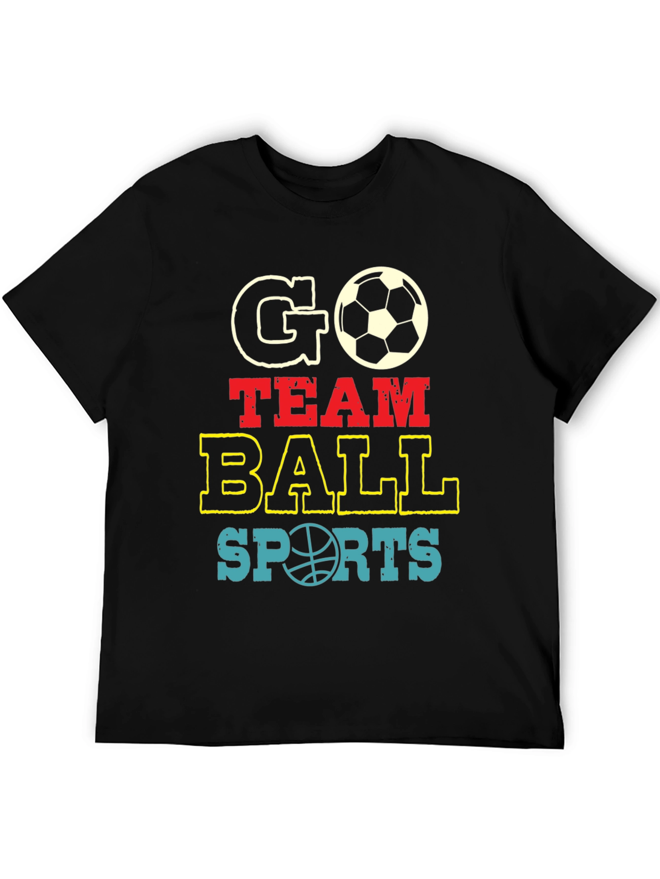 Go Team Ball Sports Graphic T-Shirt