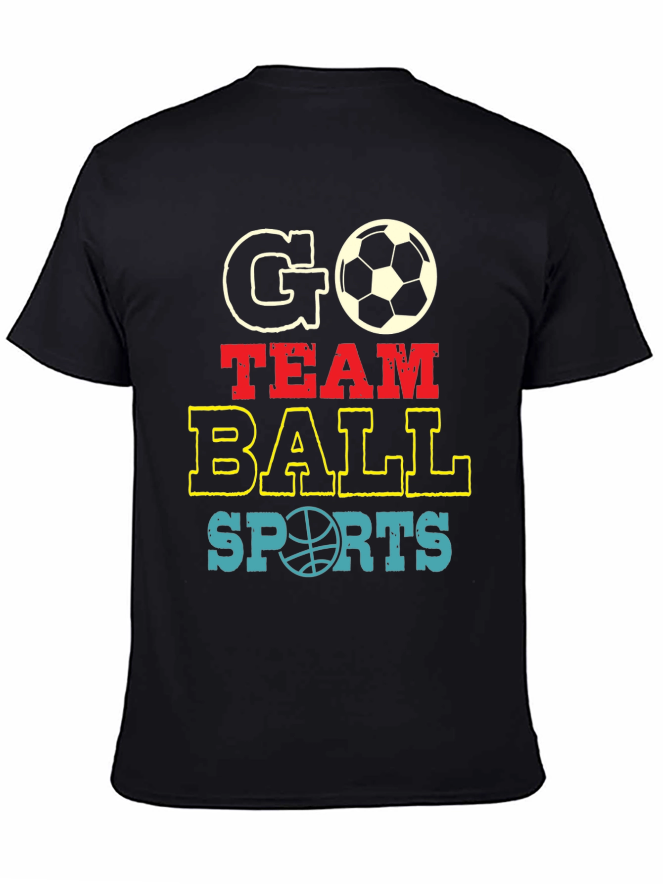 Go Team Ball Sports Graphic T-Shirt