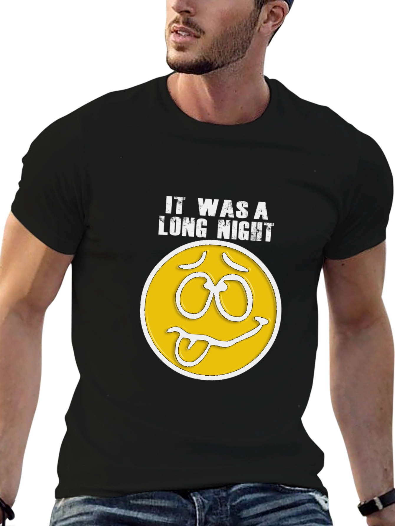 Funny Long Night Graphic T-Shirt