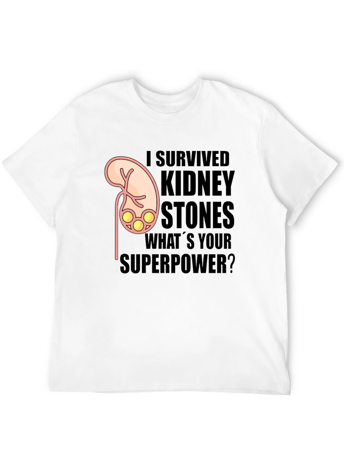 I Survived Kidney Stones Graphic T-Shirt