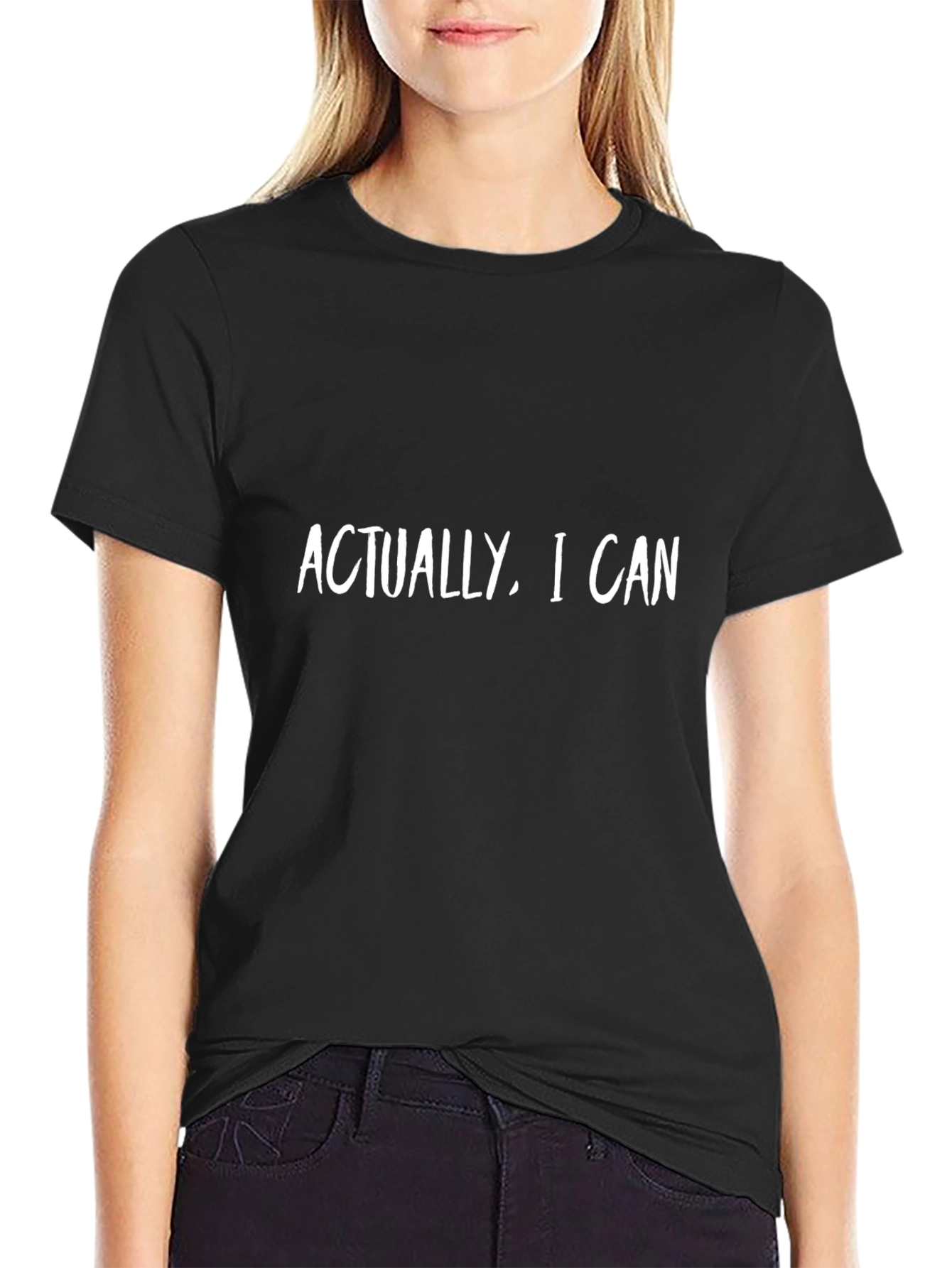 Actually I Can - Mens Graphic T-Shirt