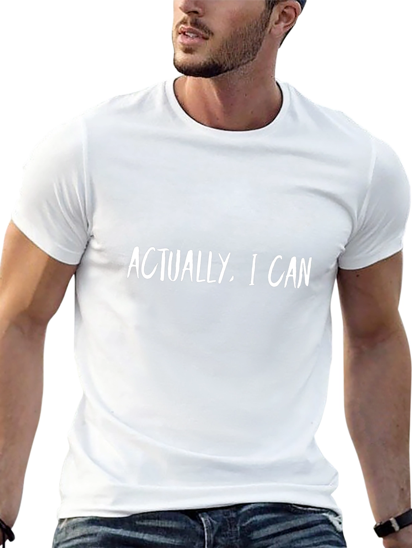 Actually I Can - Mens Graphic T-Shirt