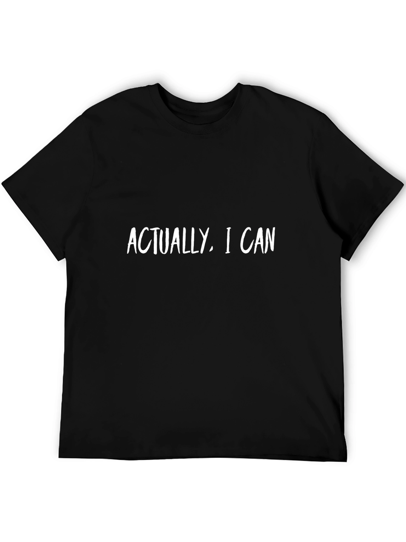 Actually I Can - Mens Graphic T-Shirt