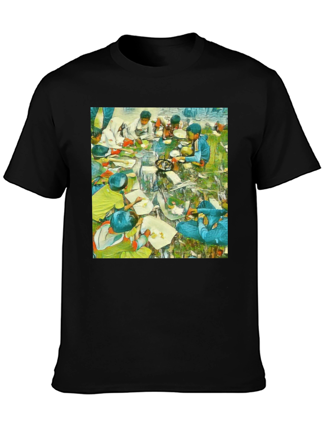 Artistic Feast T-Shirt: Unique Graphic Tee