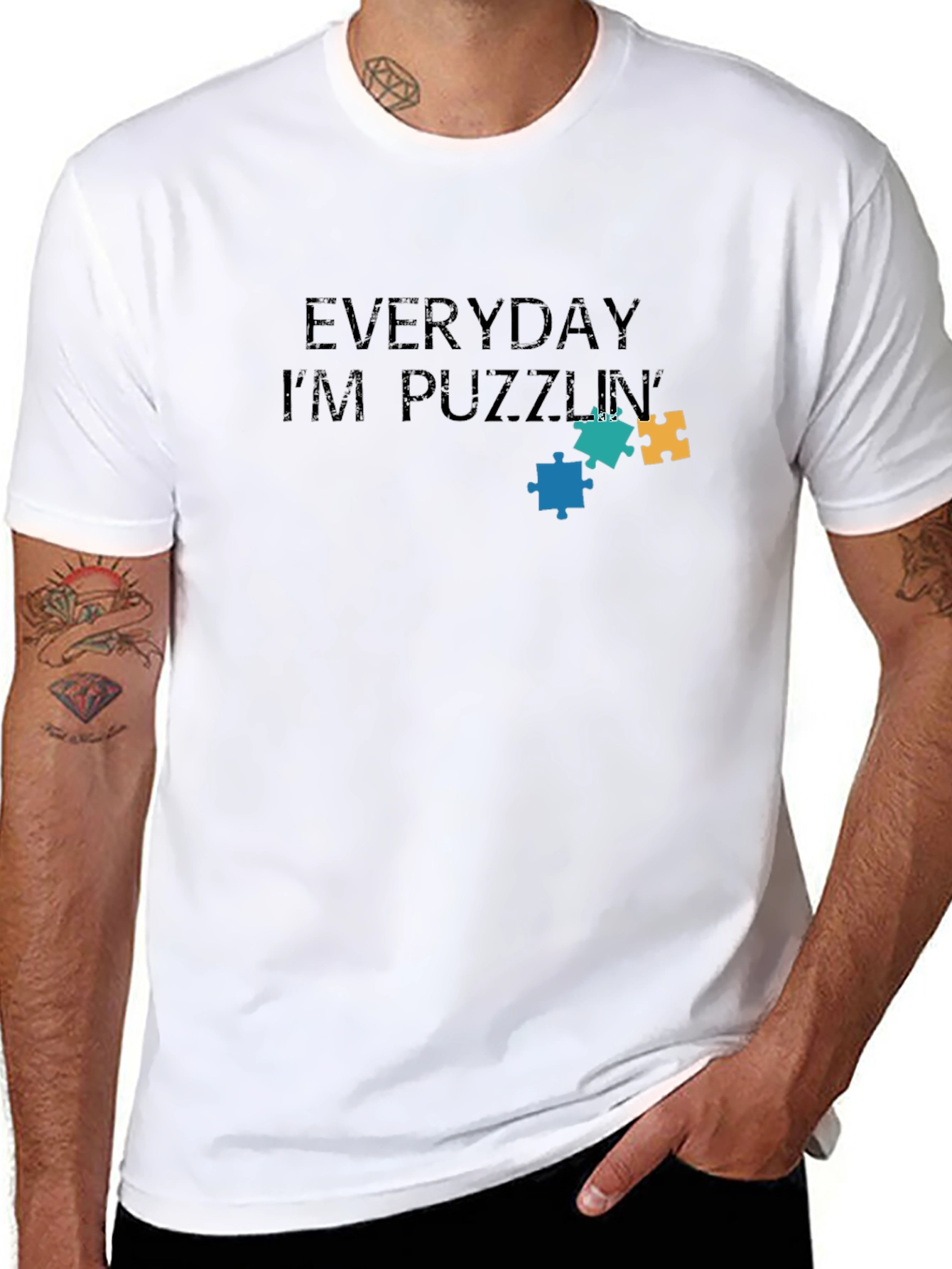 Everyday Im Puzzlin T-Shirt