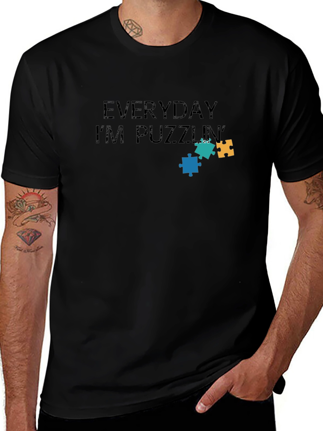 Everyday Im Puzzlin T-Shirt