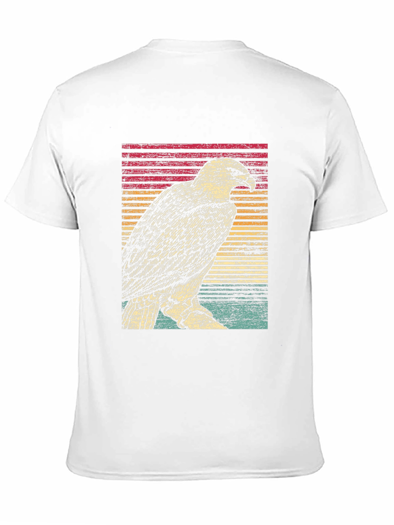 Retro Eagle Graphic Tee - Black Unisex T-Shirt