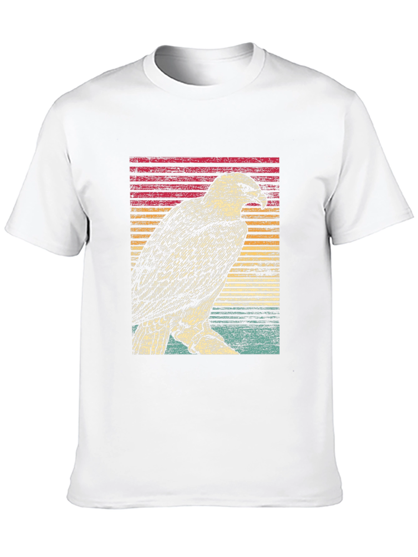 Retro Eagle Graphic Tee - Black Unisex T-Shirt