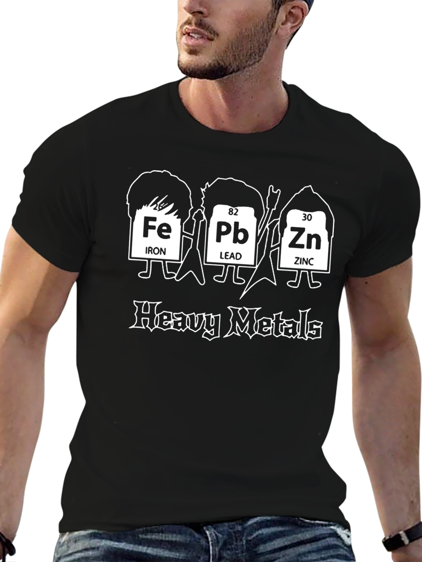 Heavy Metals T-Shirt - Periodic Table Rock