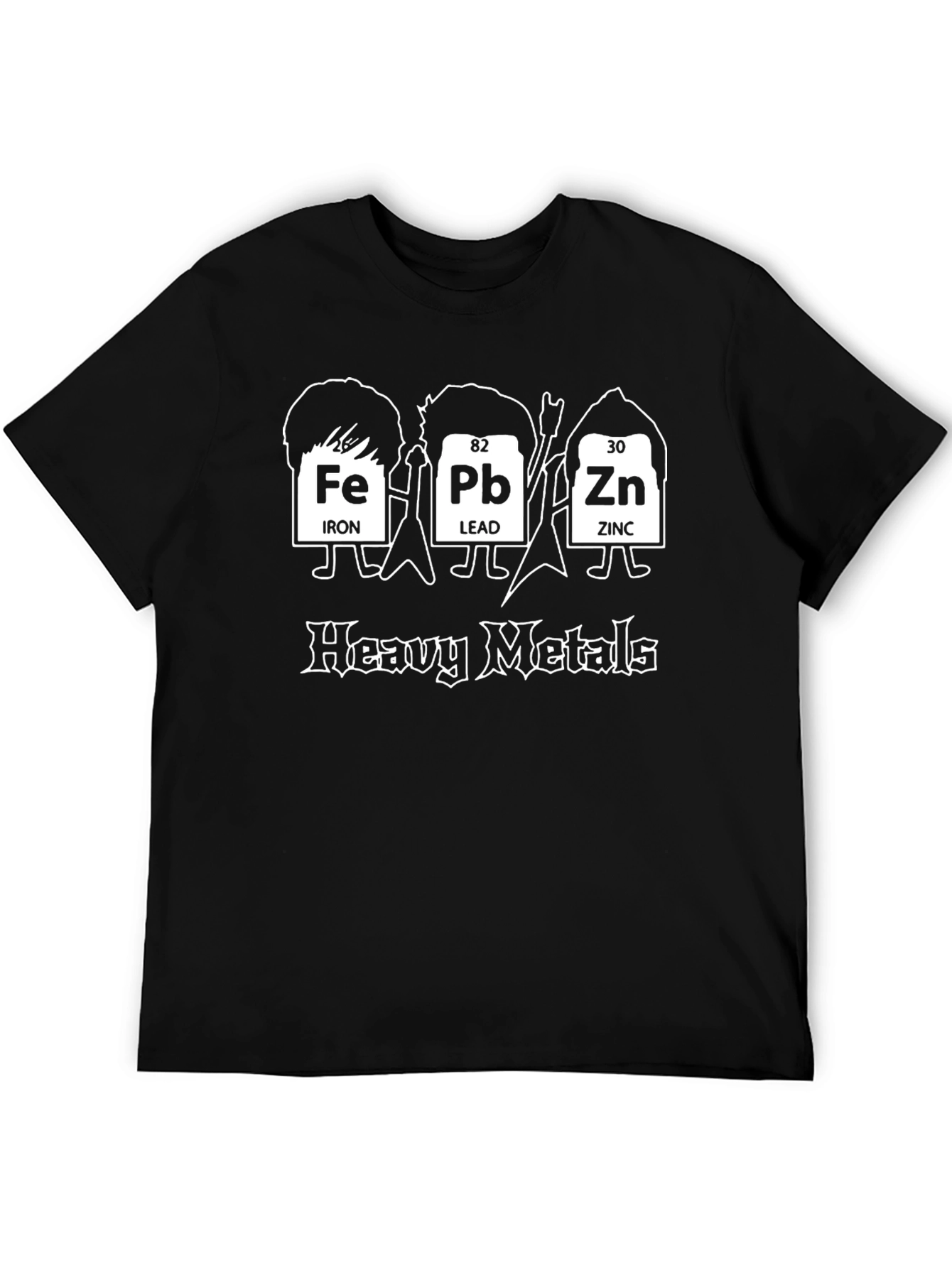 Heavy Metals T-Shirt - Periodic Table Rock