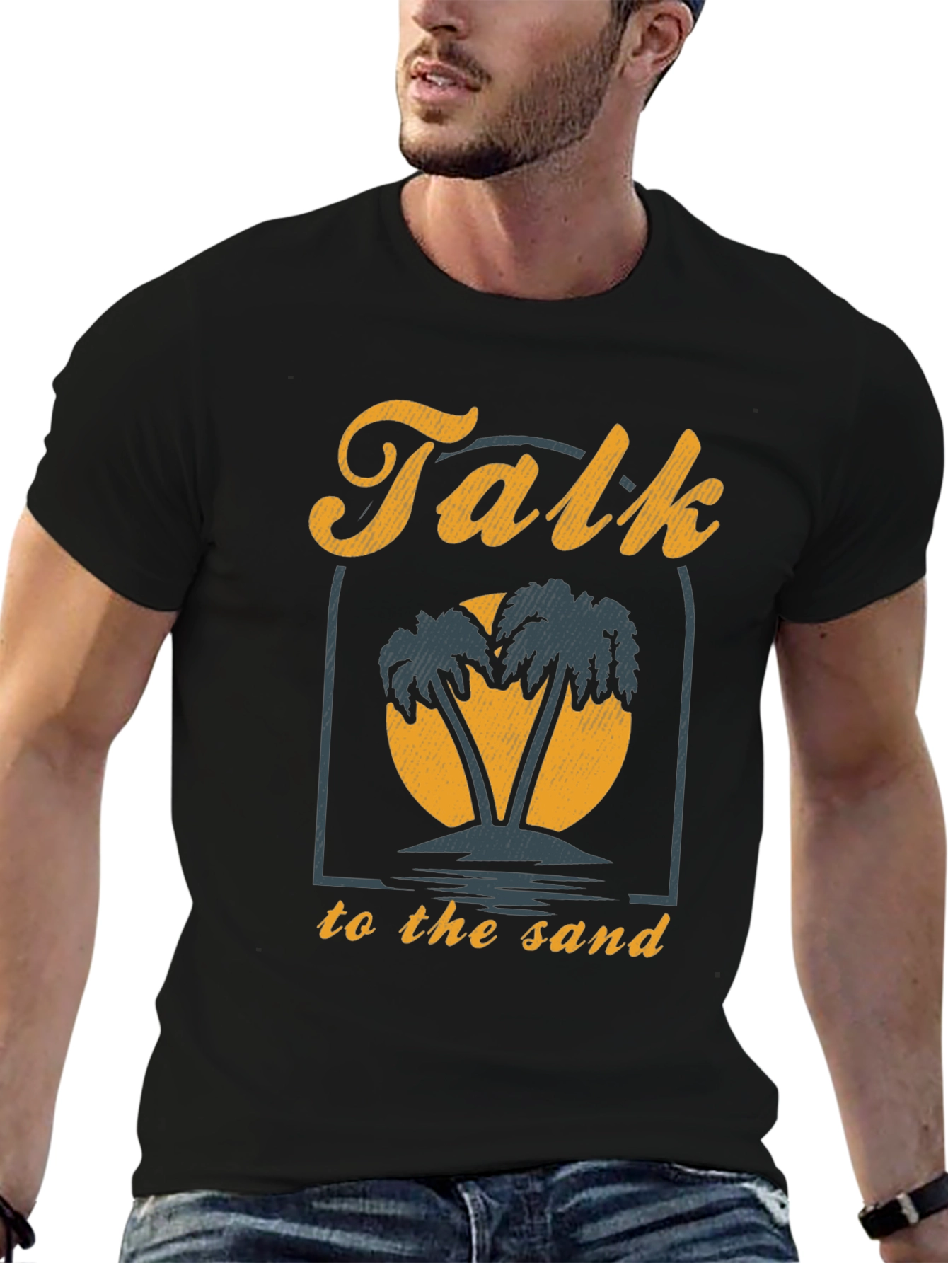 Talk To The Sand Graphic Tee - Beach Vibes