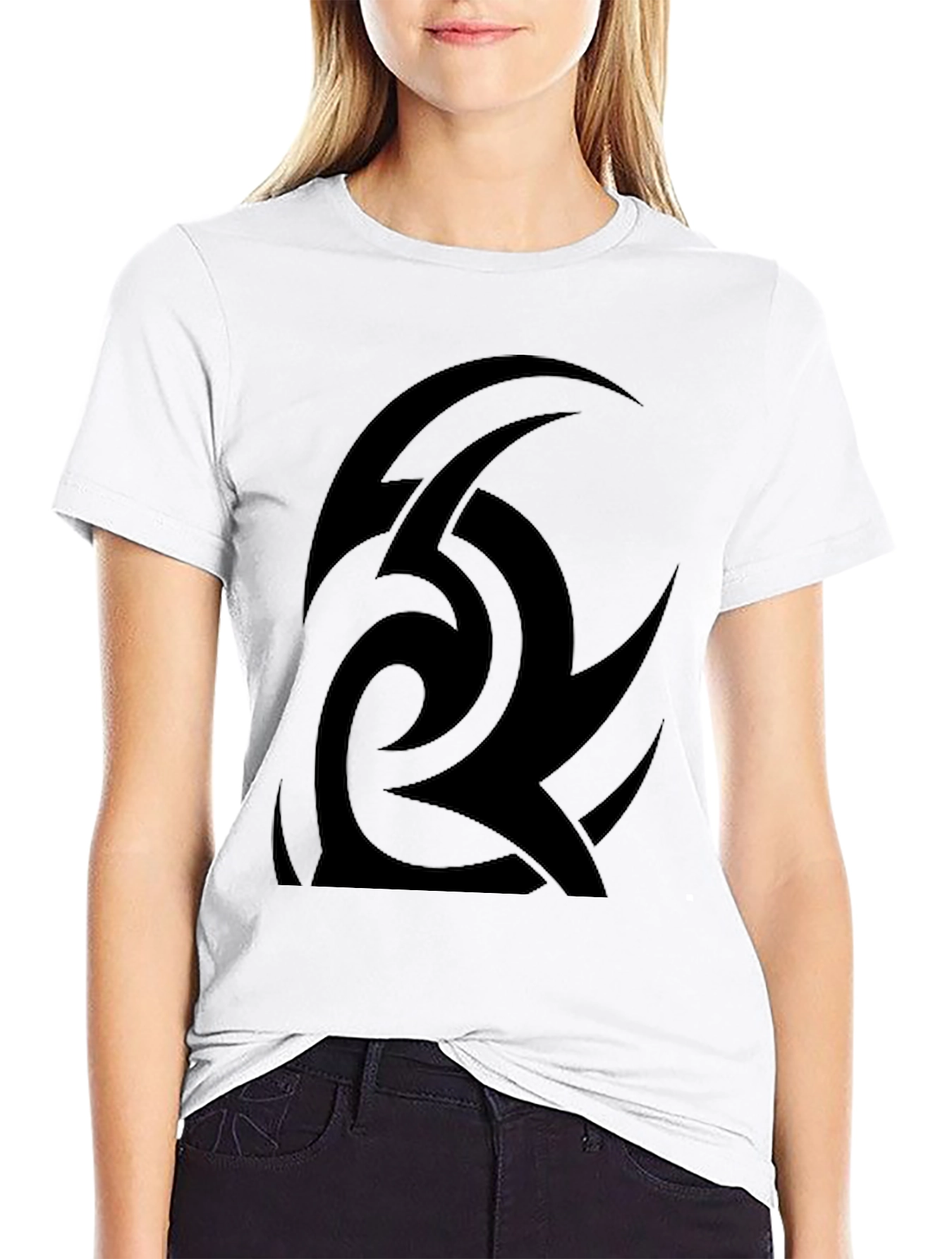 Tribal Graphic Black T-Shirt | Unique Design