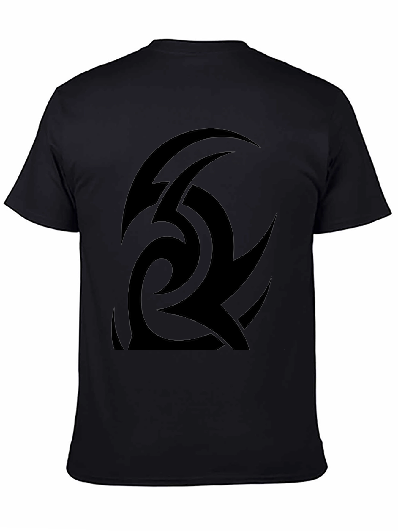 Tribal Graphic Black T-Shirt | Unique Design