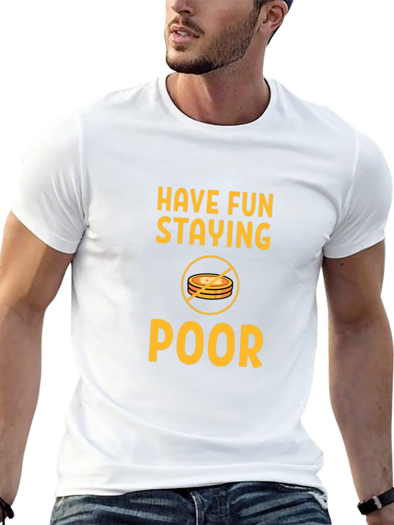Have Fun Staying Poor T-Shirt - Black