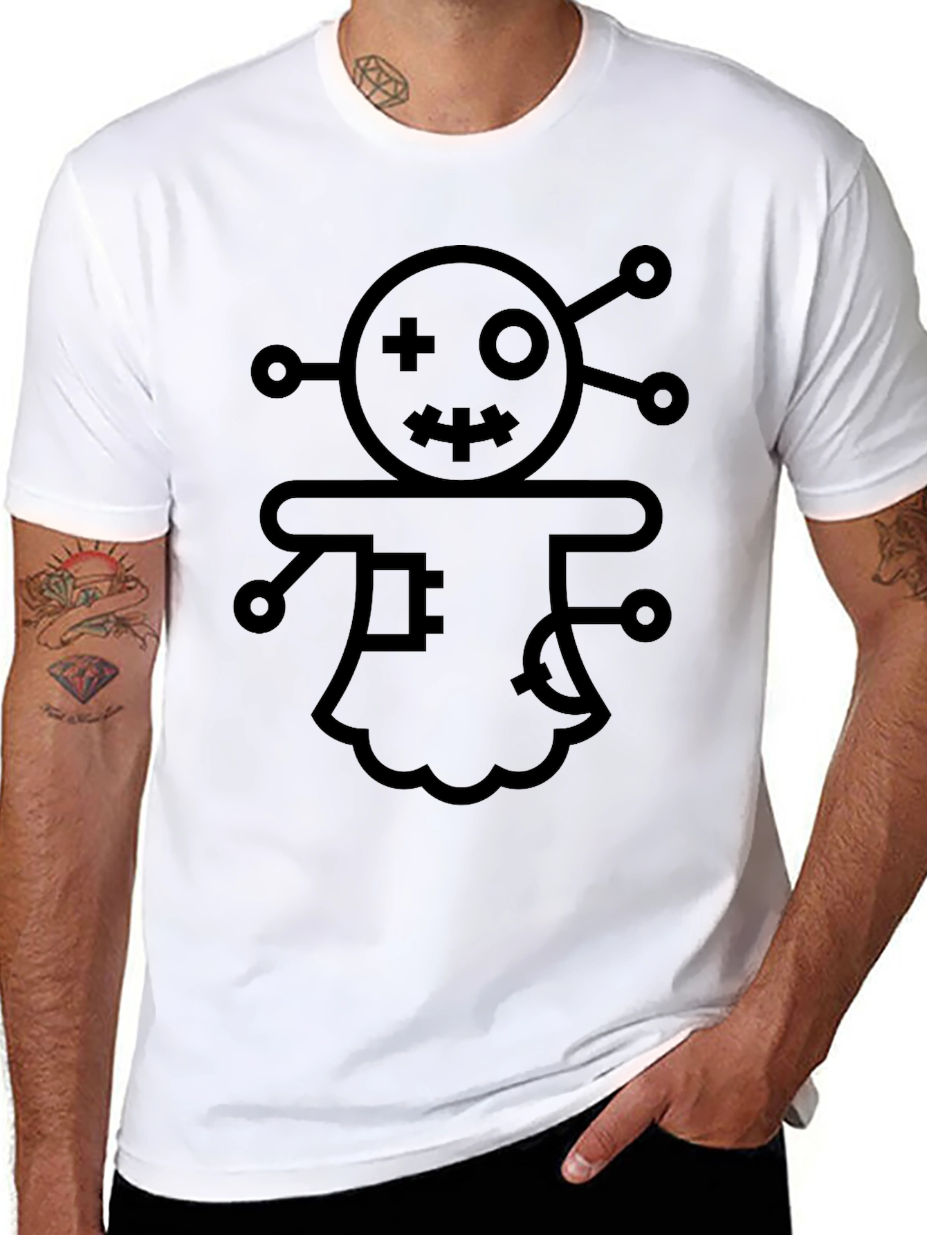 Voodoo Doll Graphic T-Shirt