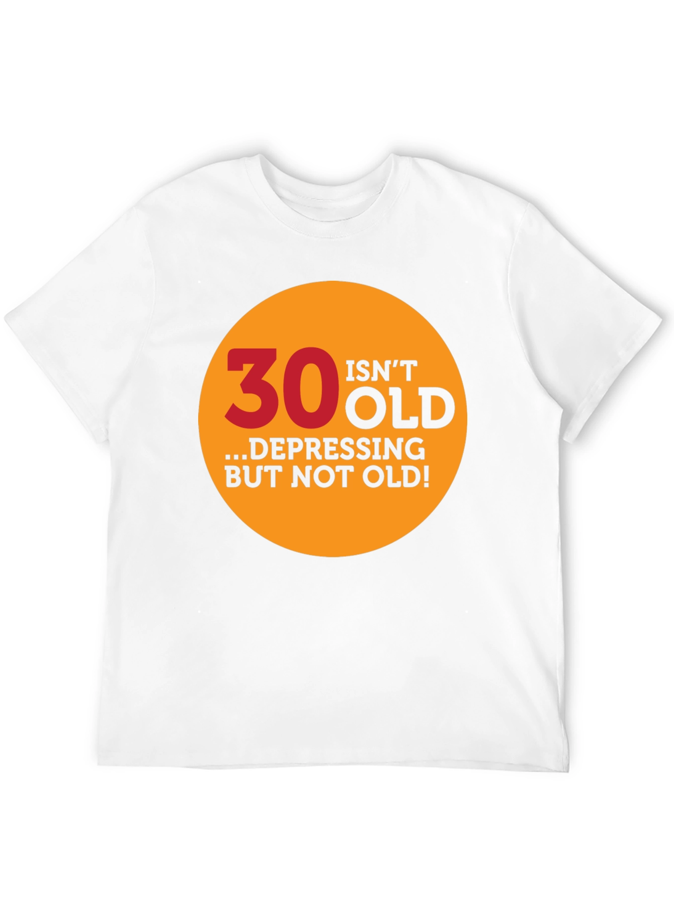 30 Isnt Old Graphic Tee - Mens Black T-Shirt