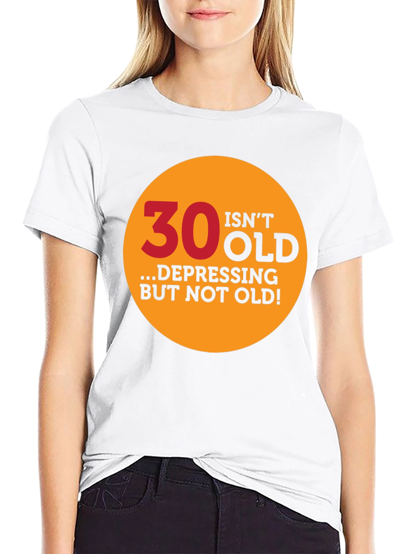 30 Isnt Old Graphic Tee - Mens Black T-Shirt