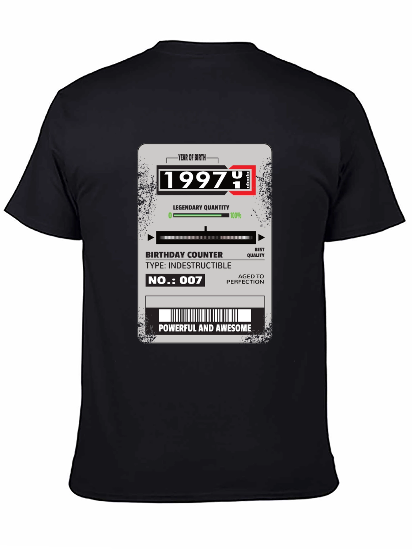 1997 Birthday T-Shirt: Aged to Perfection