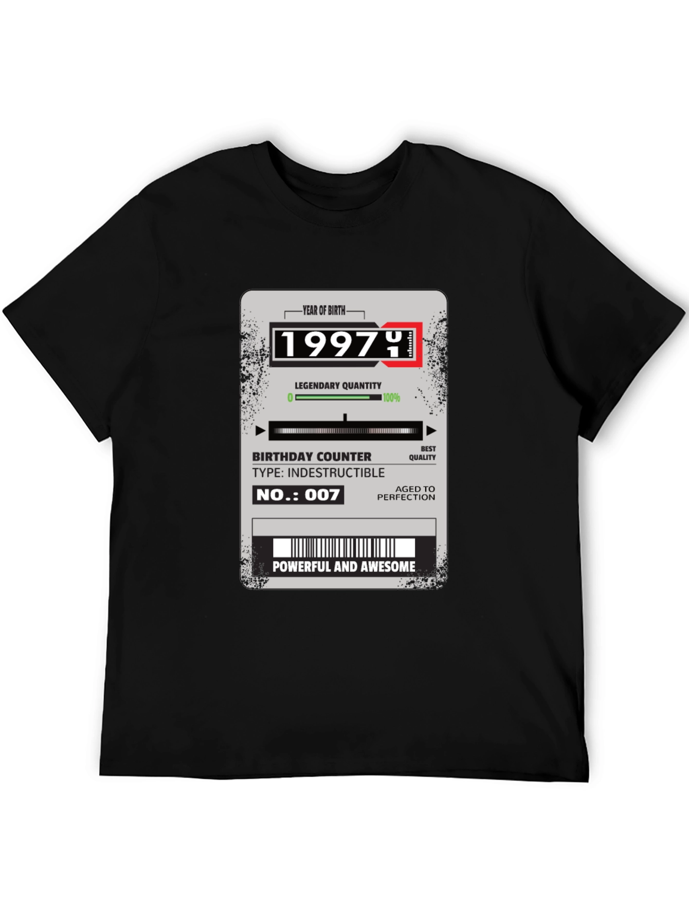 1997 Birthday T-Shirt: Aged to Perfection