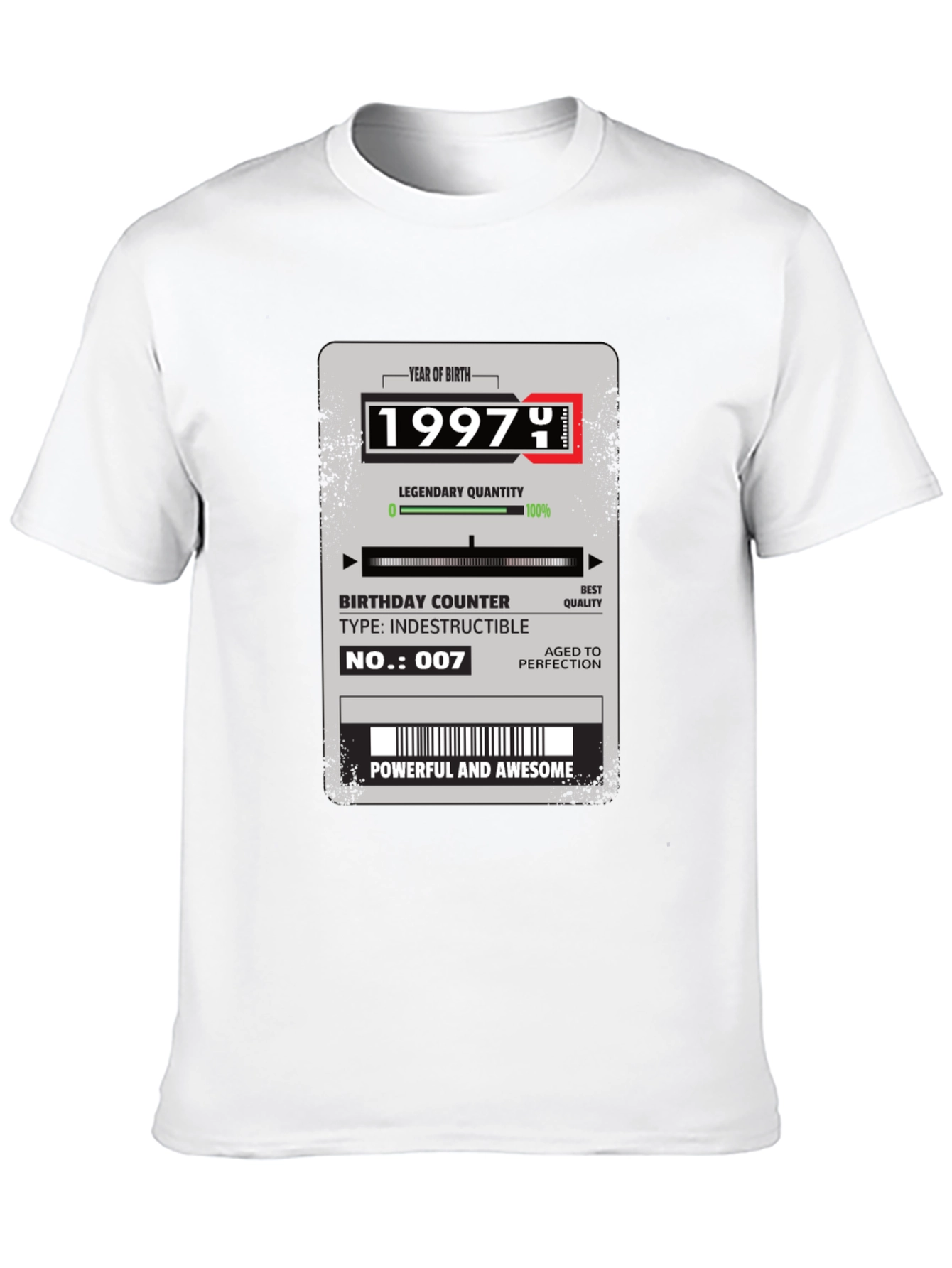 1997 Birthday T-Shirt: Aged to Perfection
