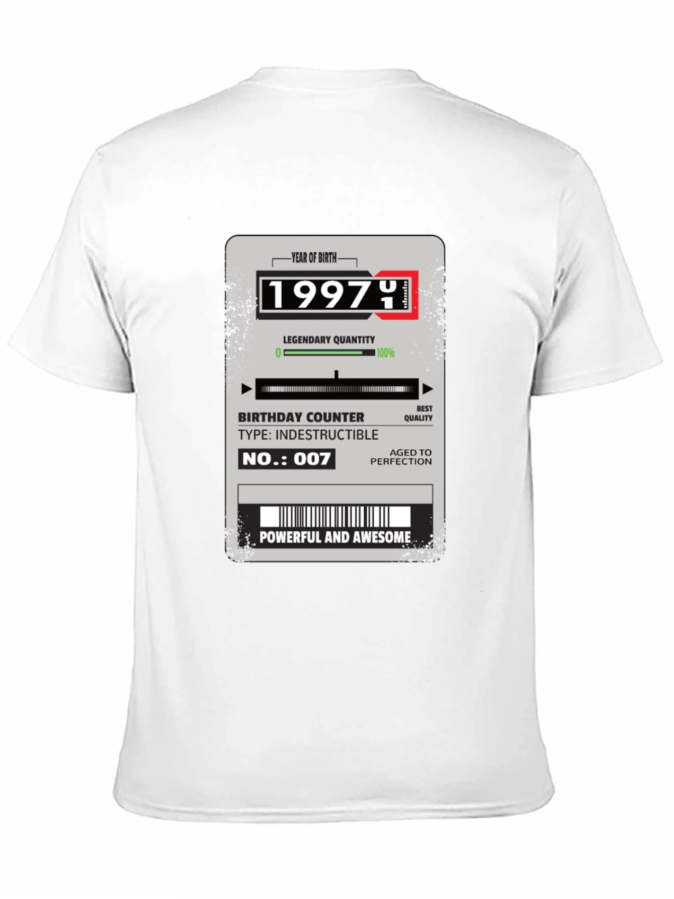 1997 Birthday T-Shirt: Aged to Perfection