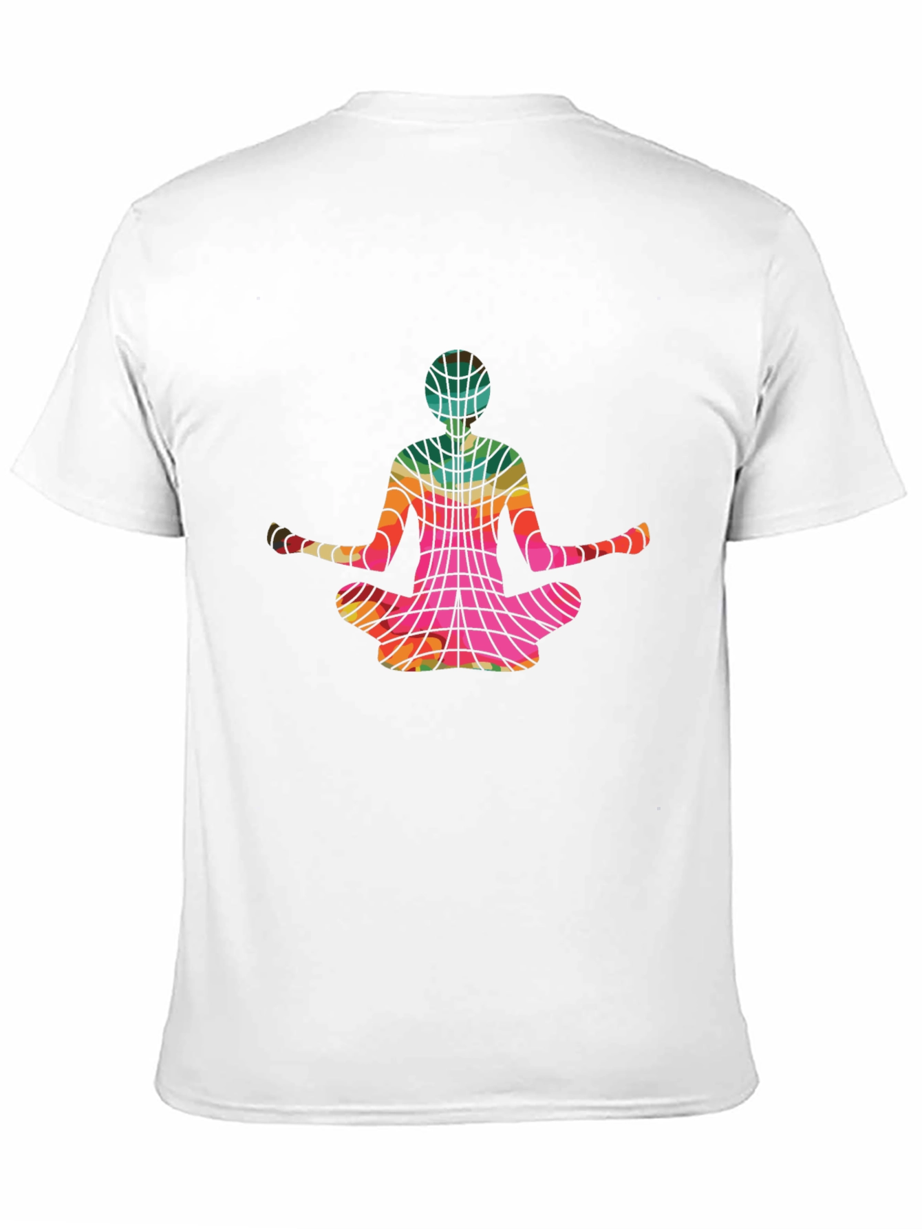Yoga Meditation Graphic Black T-Shirt