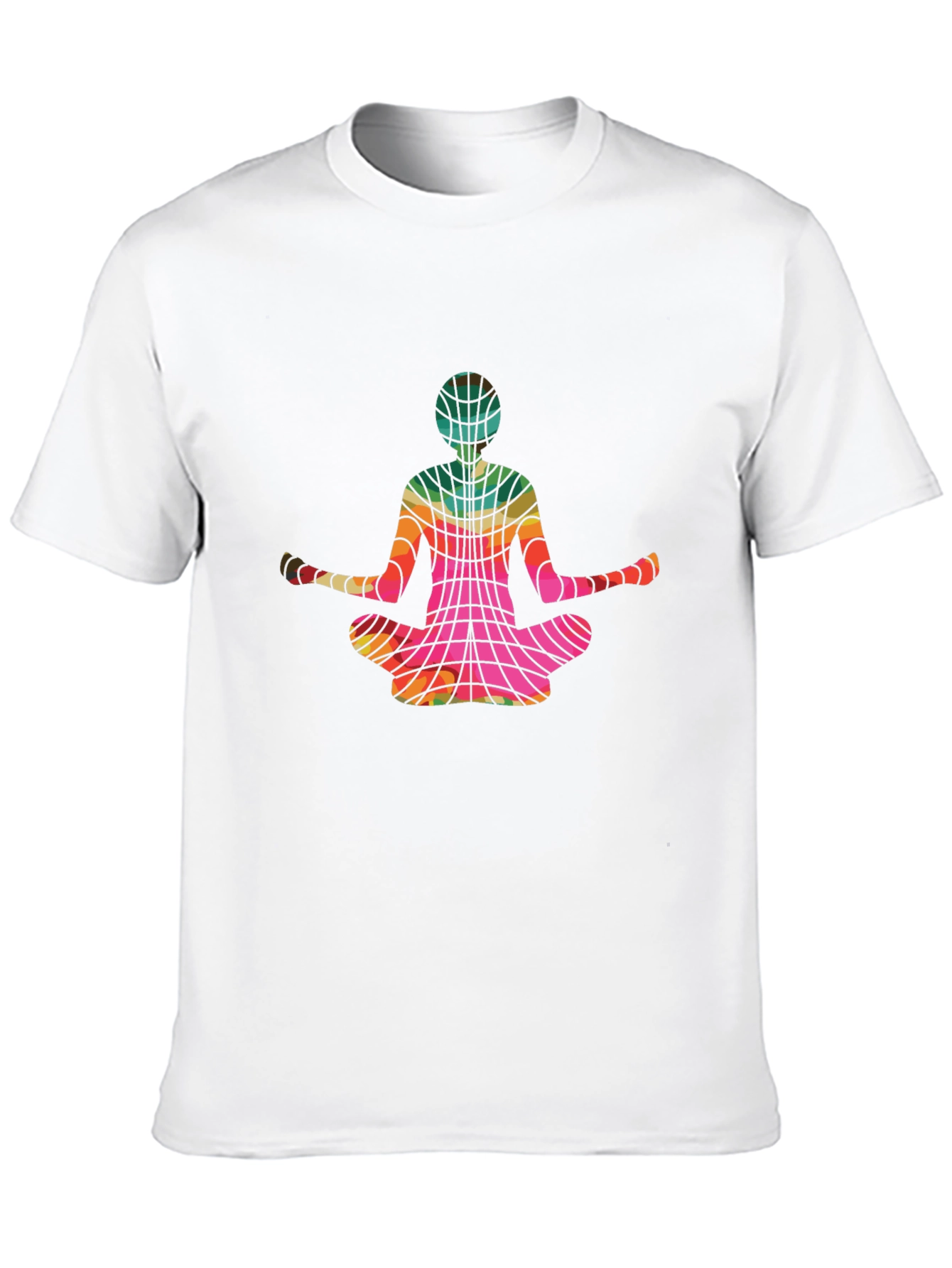 Yoga Meditation Graphic Black T-Shirt