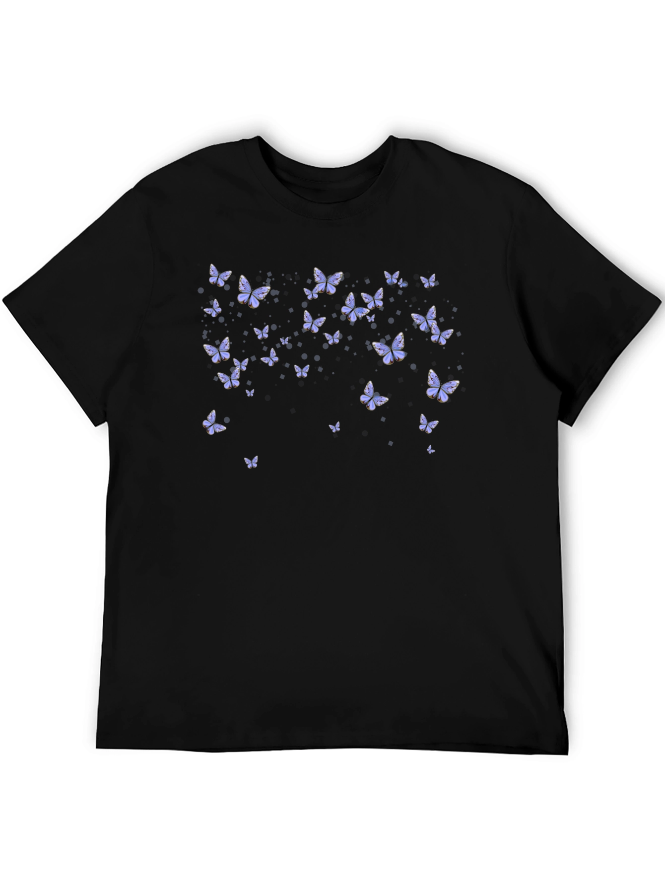 Butterfly Graphic Tee - Stylish Black T-Shirt