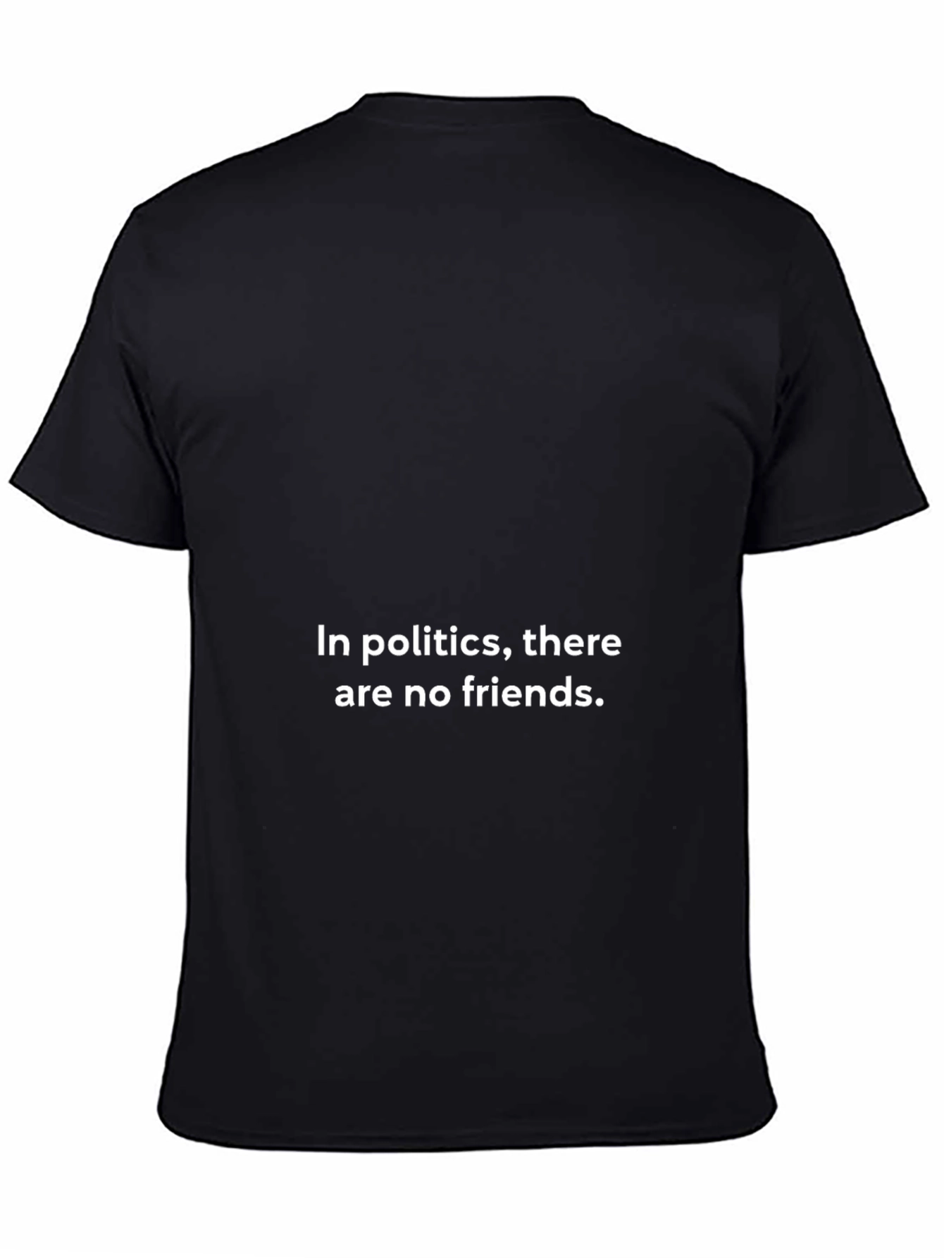 Political Quote T-Shirt - No Friends Statement Tee
